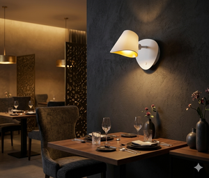Lampe murale conique moderne à LED, lumière réglable pour salon, chambre à coucher, design minimaliste, montage en surface, Lumetal Vietnam - Product Image 2
