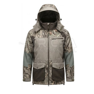 Veste de chasse d'hiver pour l'extérieur, imperméable, respirante, coupe-vent, légère, durable, vêtements de protection pour le terrain - Product Image 2
