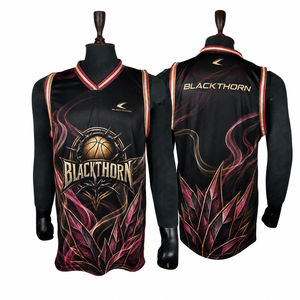 Camiseta de Baloncesto Personalizada OEM para Hombre, sin Mangas, Cuello en V, Sublimada, de Malla de Poliéster, Ajuste Atlético, Ropa Deportiva de Equipo - Product Image 3