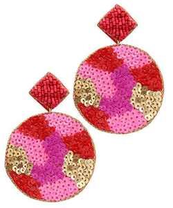 Boucles d'oreilles faites à la main avec perles – Perles en céramique, accessoires festifs pour femmes au meilleur prix - Product Image 5