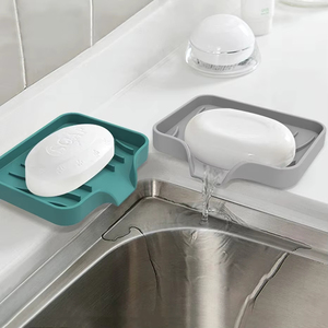 <b>Soap</b> Cage Silicone <b>Soap</b> <b>Dish</b> <b>Drain</b> <b>Soap</b> Holder For Kitchen Bathroom Anti-Slip <b>Soap</b> <b>Dish</b> Sink <b>Soap</b> Tray Professional Good Quality - Product Image 1