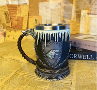 Mug à Moscow Mule en laiton artisanal avec poignée en laiton, 16 onces, mug à bière