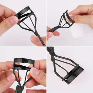 Professional Black Eyelash Curler with Soft Grip Handles Stainless Steel Construction Gentle Curling <b>Tool</b> for Eye <b>Makeup</b> - Product Image 4