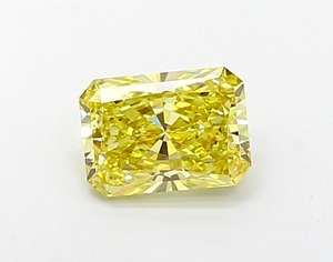 Diamante Radiante Amarillo Intenso de 1.18 Quilates, Claridad VS1, Pulido EX, CVD, Cultivado en Laboratorio, Gema Suelta, Piedra de Joyería Amarilla Brillante - Product Image 1