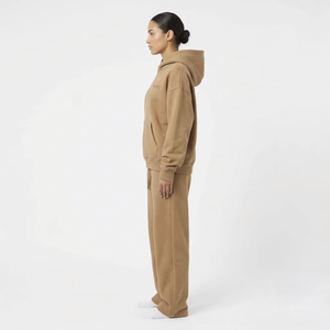 Conjunto Deportivo de Alta Calidad para Mujer al por Mayor, Sudadera con Capucha y Pantalones de Jogging sin Cordones, a la Moda - Product Image 4