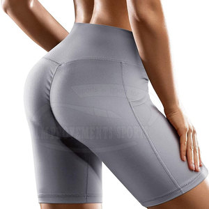Short de yoga respirant taille haute pour femme Léger pour l'extérieur Personnalisable Marque privée - Product Image 5