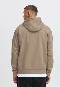 Sweat à capuche essentiel uni pour homme en molleton de coton avec poche kangourou et capuche ajustable, style streetwear décontracté - Product Image 5