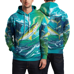 เสื้อฮู้ดตกปลาทรอปิคอล เคอร์เรนท์ วาฮู แบรนด์ Bright Ocean Performance Wear - Product Image 1