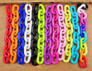 Cadena Larga de Resina, Estilo Moderno, Mezcla de Colores, Punk, Hueca, Grande, Gruesa, de Varias Piezas, Decoración para el Hogar, Hecha a Mano - Product Image 6