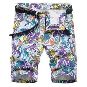Pantalones Cortos de Verano para Hombre, de Secado Rápido, Corte Relajado, Ajuste Delgado, Cómodos, de Mezcla de Algodón Suave, para Actividades al Aire Libre y Uso Diario en la Playa - Product Image 1