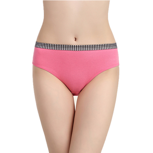 Culotte Boyshort Femme Sans Couture Écologique en Coton Imprimé Motif Léopard Tricoté Taille Moyenne Anti-Bactérienne 100% Coton Sexy - Product Image 1