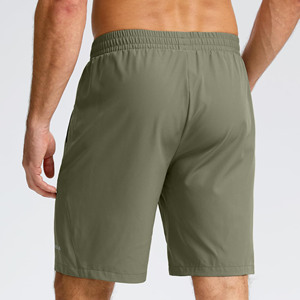 Shorts de sport pour homme 100% coton, motif uni, respirants, avec poches, taille 6XL, pour entraînement et fitness. - Product Image 4