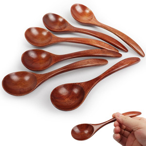 Meilleur ensemble d'ustensiles de cuisine : louche en bois, grandes cuillères à remuer multifonctions en bois, ensembles d'ustensiles de cuisson - Product Image 5