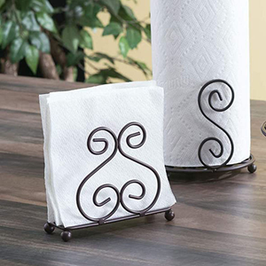 Porta Servilletas de Metal Antiguo, Porta Cartas, Decoración de Mesa, Porta Servilletas de Hierro Fundido Resistente para Restaurante y Hotel - Product Image 1