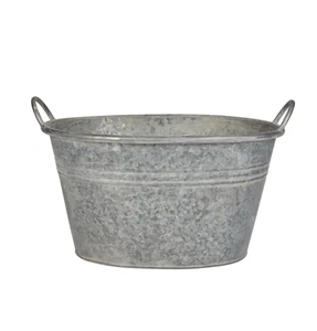 Flower Nursery Production Zinc Pots Exclusive Design Galvanized <b>Planter</b> <b>Artificial</b> Plant Garden Flower Pots & <b>Planters</b> - Product Image 5