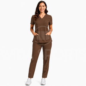 Wida Sports New Custom Nurse Uniform <b>Scrub</b> Set Hospital Medical Apparel Lightweight Stretch <b>Scrubs</b> Private Label Bulk USA Buyers - Product Image 2