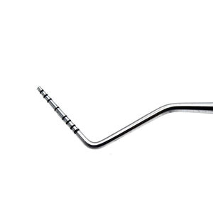 Sonde d'exploration dentaire manuelle en acier inoxydable, à une seule extrémité, avec poignée ergonomique antidérapante, instrument buccal professionnel pour dentiste - Product Image 4