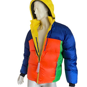 Veste d'hiver pour homme, design personnalisé OEM, nouvelle mode, veste matelassée en duvet, chaude, respirante, avec capuche, pour l'hiver - Product Image 1