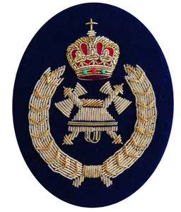 Insignia de blazer universitaria de diseño personalizado con bordado a mano de seda india y hilo de bullion, accesorios de prendas de vestir para coser, al por mayor - Product Image 3