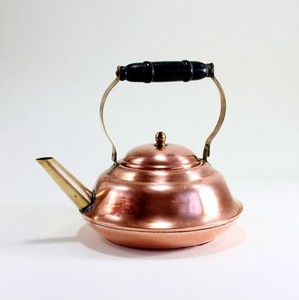 High Quality Copper <b>Tea</b> <b>Kettle</b> Matte Finish with Handle Traditional Handmade Design for Kitchen Heating Water and Serving Use - Product Image 2