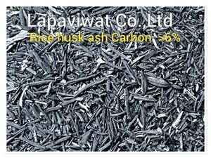 Cendres de coque de riz à haute teneur en carbone pour la fabrication industrielle (RHA > 6% de carbone) - Product Image 4