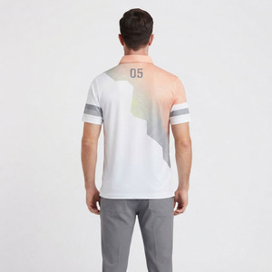 Polo de Golf para Hombre con Cuello Alto, Jersey de Golf de Secado Rápido, Polo de Golf Sublimado, Jersey de Golf Ligero para Hombre - Product Image 2