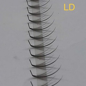 ขนตาปลอมแบบพัดสำเร็จรูป Wispy 5D/7D/9D ความยาวผสม ทำมือ ขนธรรมชาติ ยาว สีดำด้าน เส้นใยสังเคราะห์ รับทำโลโก้ - Product Image 2
