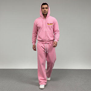Ensemble de survêtement pour hommes : veste zippée et pantalon de jogging – Tenue de sport athlétique pour l'entraînement, la course, la gym, le fitness et les activités décontractées en extérieur - Product Image 3