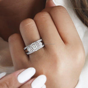 Igi/gia แล็บตัดเพชรวินเทจ14K สีเหลืองทองสำหรับทุกเพศงานแต่งงาน/วันครบรอบ/ปาร์ตี้แหวนสำหรับงานหมั้น - Product Image 1