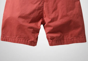 <b>Men</b> Solid Color Cotton Canvas <b>Bermuda</b> <b>Shorts</b> Mid Waist Drawstring Closure Anti-Wrinkle Breathable Vintage Casual Style Pockets - Product Image 4
