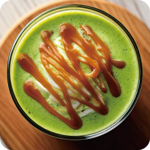 Organic Shizuoka Ceremonial Flavored Matcha Green <b>Tea</b> Non-Sugar Caramel Flavor Fresh Bulk Sachet <b>Box</b> Instant <b>Tea</b> Powder - Product Image 2
