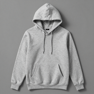 Sweat à capuche en polaire épaisse 450 GSM en polyester/nylon pour l'hiver, avec impression numérique brodée et personnalisation OEM ODM - Product Image 3