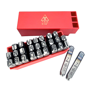 7mm 9/32 inch Steel Letter <b>Punch</b> <b>Set</b> A-Z 27pcs Cr-V 6150 HRC 58-62 Part Marking 1 Year Warranty OEM/ODM Taiwan - Product Image 6