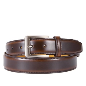 Ceintures pour hommes en cuir véritable, motif ethnique, boucle embossée, ceinture en cuir de vachette véritable pour hommes - Product Image 5