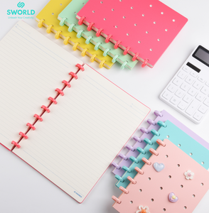 SWORLD Factory Wholesale <b>Spiral</b> <b>Bound</b> Composition <b>Notebook</b> PP Cover Dot Grid & Lined Pages Student Planner OEM ODM - Product Image 6