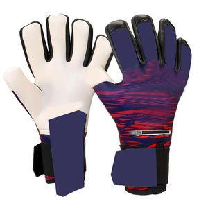 Guantes de Fútbol Antideslizantes y Transpirables para Adultos, Guantes de Portero de Cuero de Dedo Completo al por Mayor de Pakistán - Product Image 1