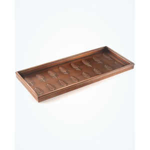Plateau à chaussures et porte-bottes en acier galvanisé avec finition cuivre, design élégant, pour intérieur et extérieur, en promotion - Product Image 2