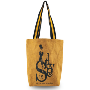 Bolsa de Yute Teñida Personalizada R. D. Bag House, 15x14 Pulgadas, Bolsa de Compras Laminada, Impresión Promocional, Asa Larga - Product Image 3