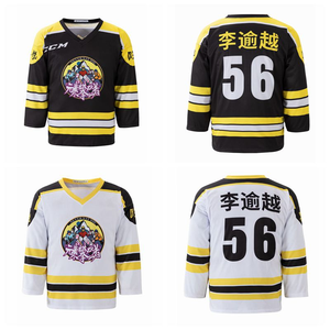 Vente en gros de sweats à capuche personnalisés à manches longues en polaire pour le hockey sur glace, tissu polyester, sublimation, sweats à capuche pour le hockey sur glace, uniforme de hockey, 280g - Product Image 6