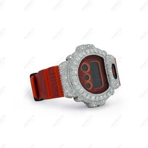 Reloj DW6900 Personalizado Completamente Metálico con Cristales, Estilo Premium, Diseño Inspirado en Joyería Hip Hop y Streetwear de Lujo - Product Image 2