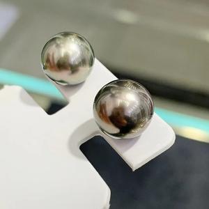 Boucles d'oreilles en or 18 carats haut de gamme avec perles de culture naturelles de 10-11 mm et perles rondes naturelles de 8-9 mm, polyvalentes et assorties, avec coffret cadeau - Product Image 4