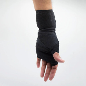 Bandages de poignet professionnels pour la boxe, le MMA, le kickboxing, entraînement, soutien élastique en coton, vente en gros - Product Image 1