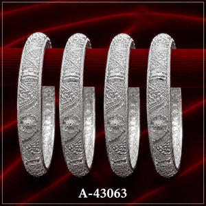 Pulseras de Plata Tibetana MOLL JEWELLERS para Mujer, con Circonitas, Diseño Geométrico, Engaste en Canal, Plateado/Dorado, Estilo Clásico para Boda - Product Image 3