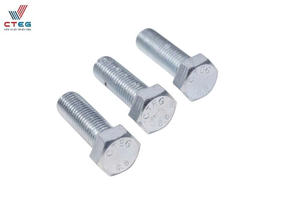 สลักเกลียวหกเหลี่ยมโครงสร้างเหล็กกล้าคาร์บอนเกรดก่อสร้าง คลาส 8.8 และ 10.9 F10T ความแข็งแรงสูง - Product Image 4