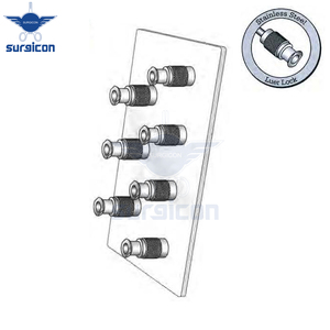 Adaptador de Transferencia de 3 cm / 1-1/4 pulgadas, Conector Luer Lock de Acero Inoxidable para Jeringas Médicas, Conector de Precisión para Fluidos de Laboratorio - Product Image 6