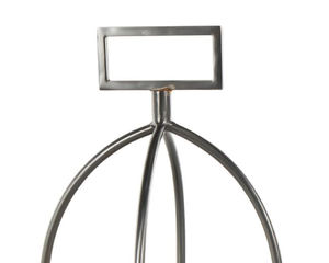 Farol Decorativo de Vidrio y Hierro con Acabado Plateado y Asa, Portavelas Grande para Jardín y Sala de Estar, Venta Caliente - Product Image 2