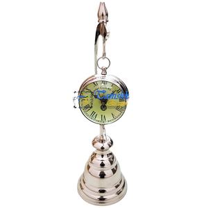 Reloj de Mesa Colgante de Metal Vintage con Base, Acabado de Latón de Lujo, Reloj Decorativo Colgante para Escritorio, para el Hogar y la Oficina - Product Image 2