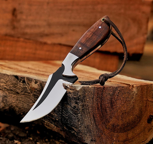 Cuchillo de Caza Artesanal de Primera Calidad de BA Enterprises, con Funda de Cuero y Mango Premium, el Mejor Regalo para Novios - Product Image 2
