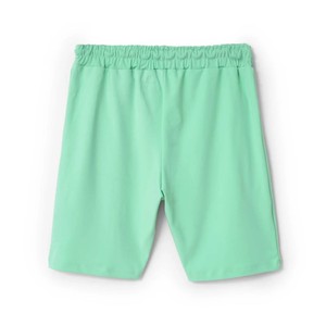 Pantalones Cortos Unisex Verde Menta, Spandex Poliéster de Secado Rápido, Bolsillos con Cordón, Cintura Elástica, Ropa Deportiva Informal para Correr, Gimnasio, Atletismo - Product Image 2