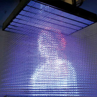 Luces de Proyección LED 3D en Forma de Cubo DMX512, Direccionables, 4096 Píxeles, Interactivas, para Espectáculos de Iluminación, Fiestas, Discotecas